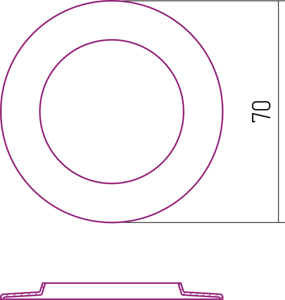 Увеличитель диаметра TUBE (50-70 мм)